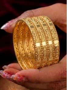 Gold Plated Bangles
